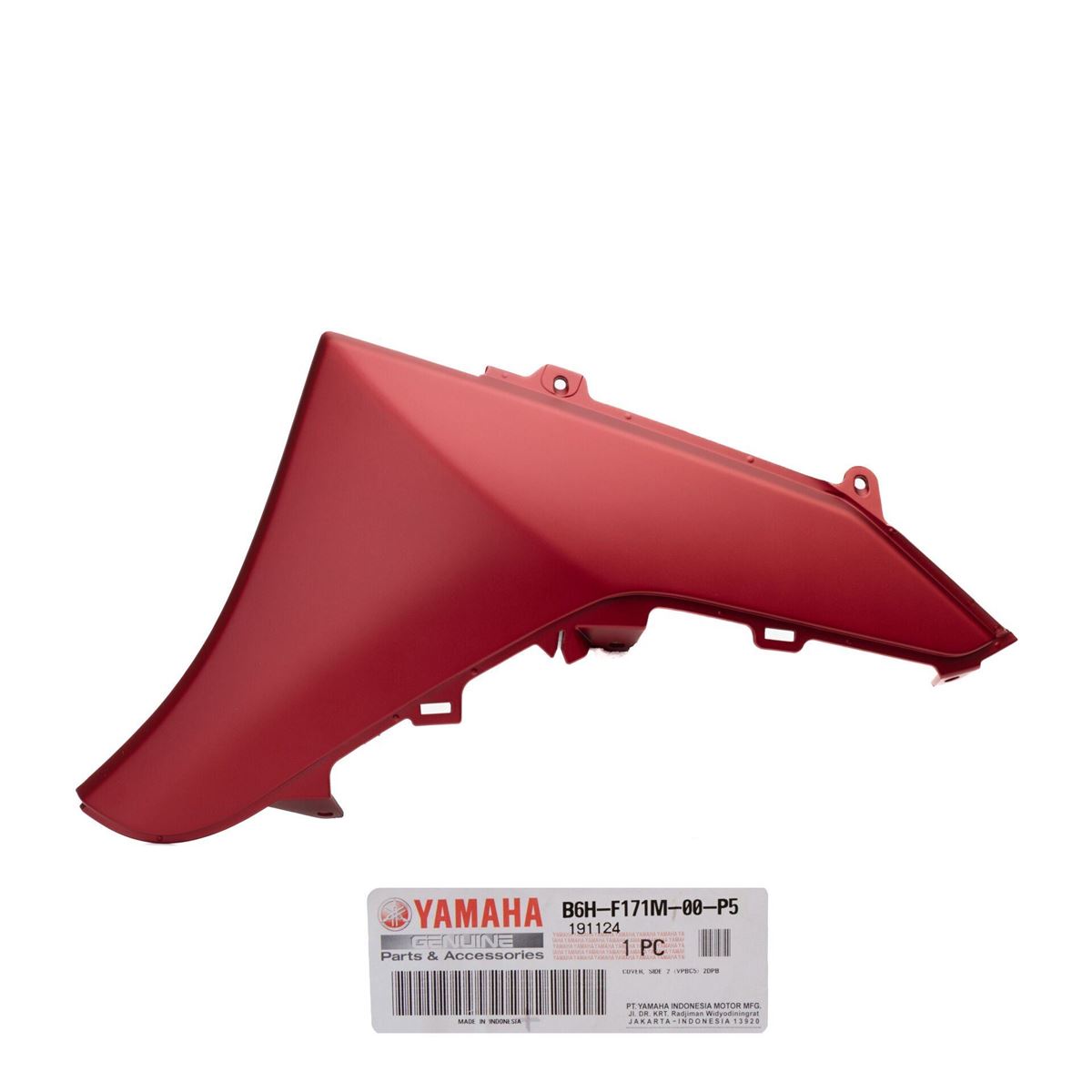 Yamaha Nmax 125 Nmax 155 Sağ Alt Marşbiyel Mat Kırmızı 2021-2024 Model Uyumlu resmi