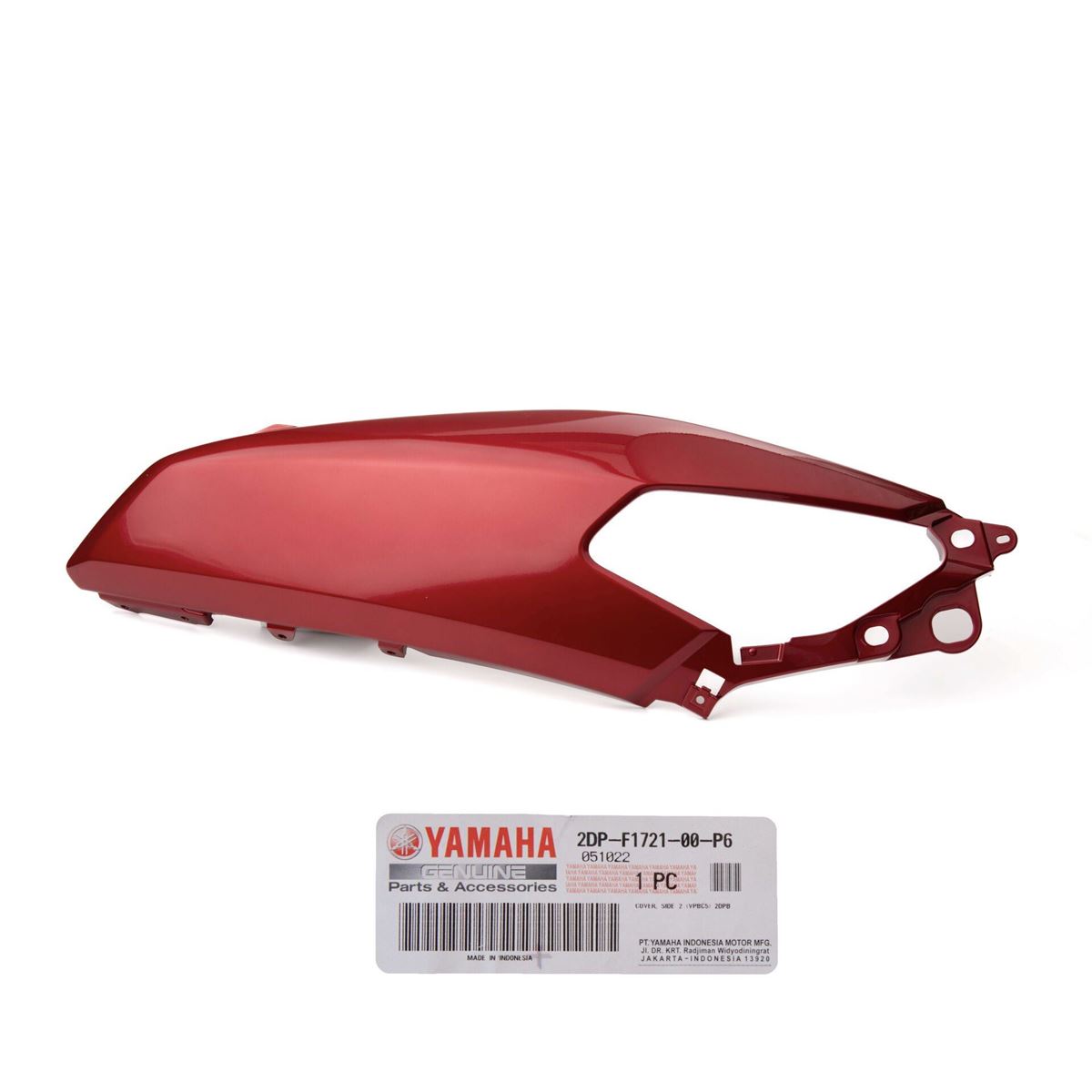 Yamaha Nmax 125 Nmax 155 Sağ Kuyruk Granajı Parlak Kırmızı 2015-2020 Model Uyumlu resmi