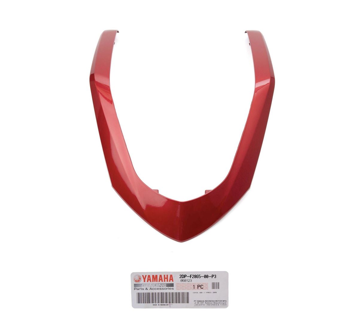 Yamaha Nmax 125 Nmax 155 Far Üstü V Granaj Parlak Kırmızı 2015-2020 Model Uyumlu resmi