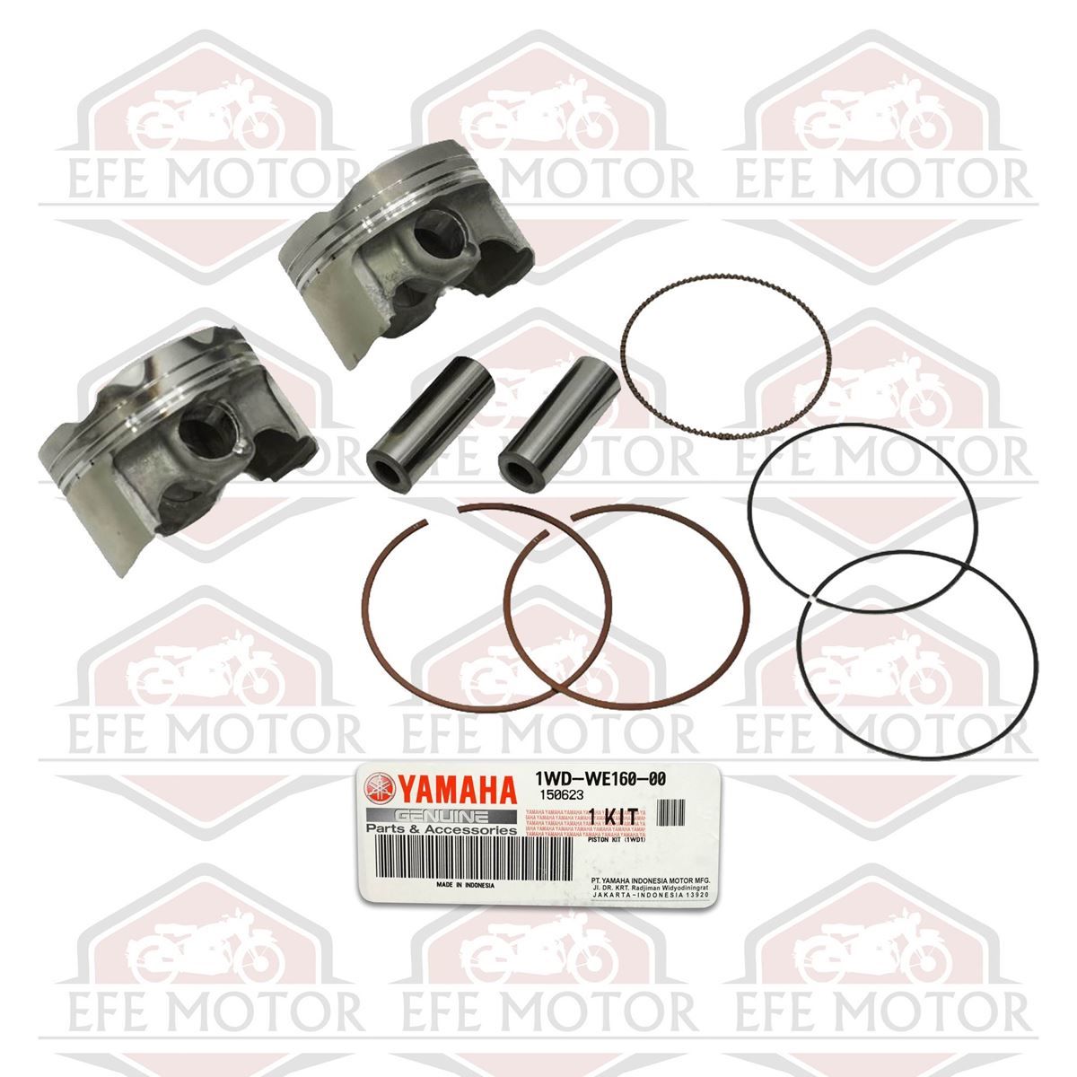 Yamaha R25 Mt25 Piston Set