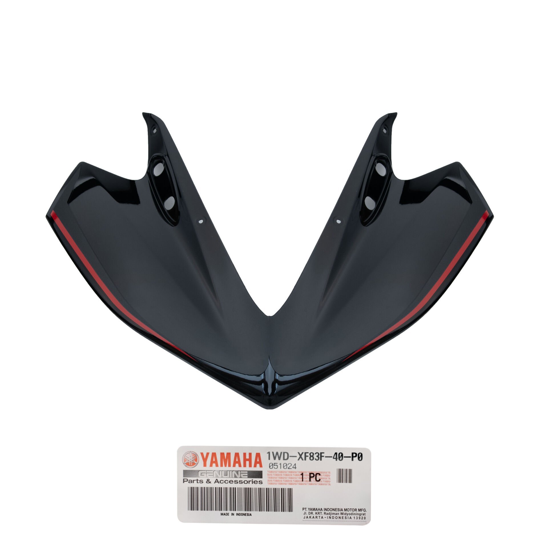 Yamaha R25 Parlak Siyah Kafa Grenajı 2015-2018