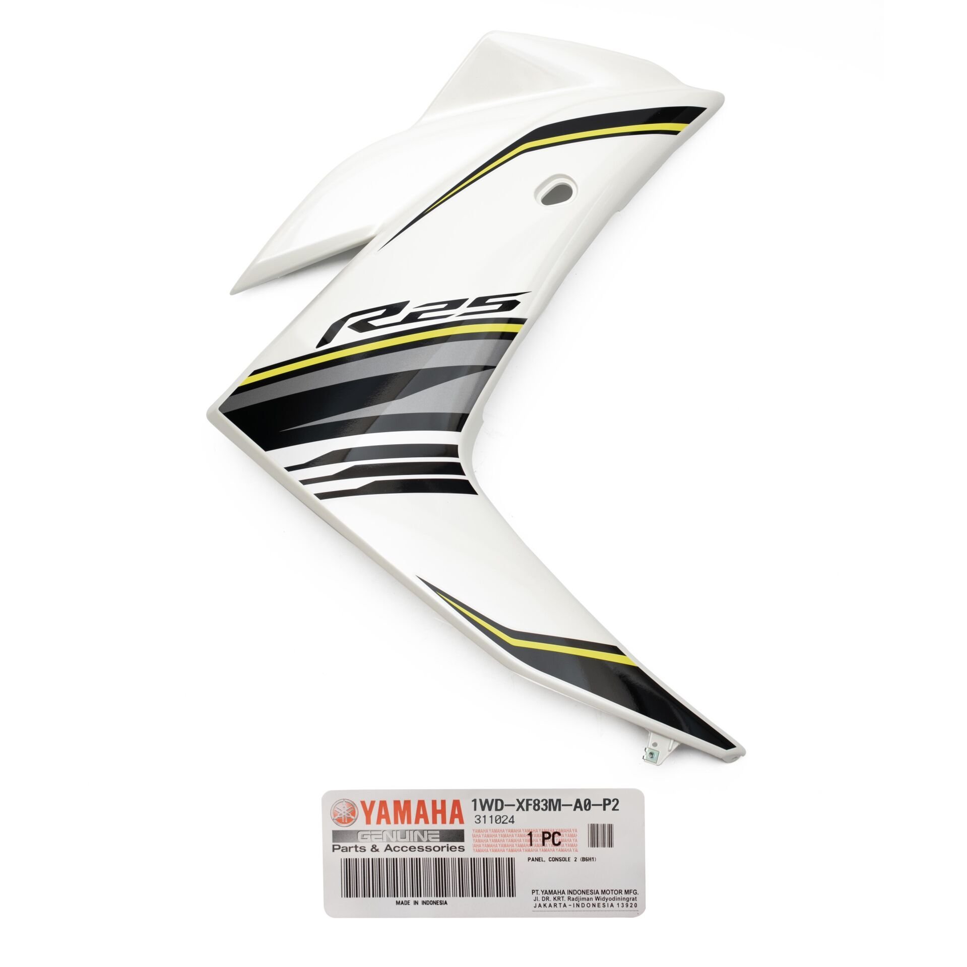 Yamaha R25 Ön Sağ Yan Grenaj Beyaz 2015-2018